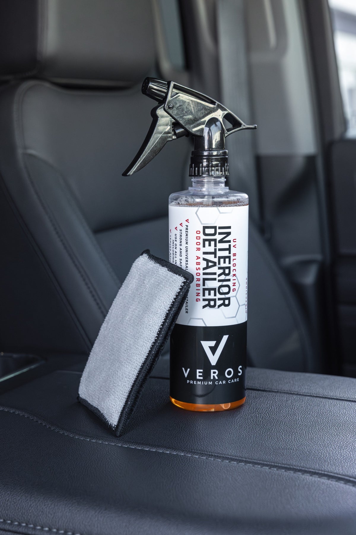 Universal Interior Detailer with interior scrub pad