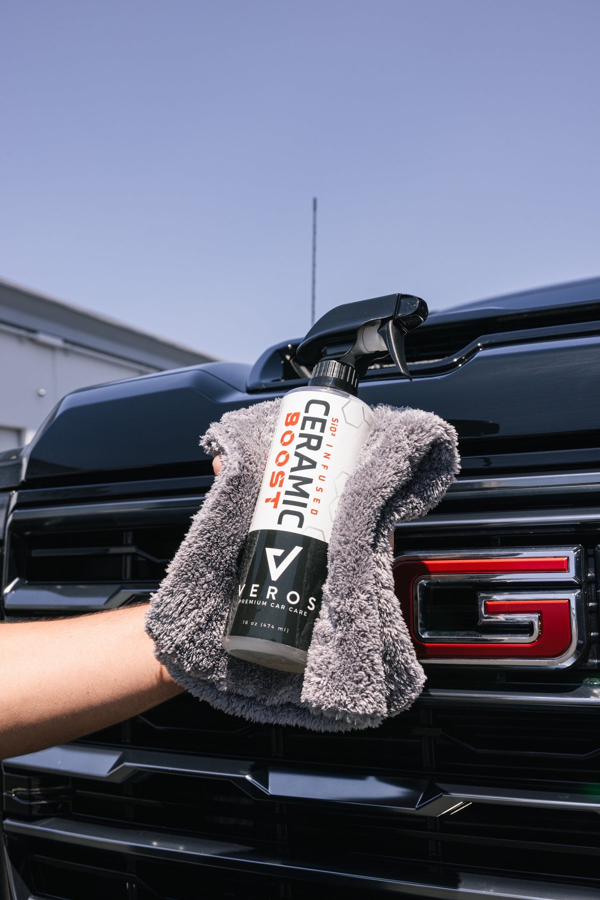Ceramic Boost with microfiber towel
