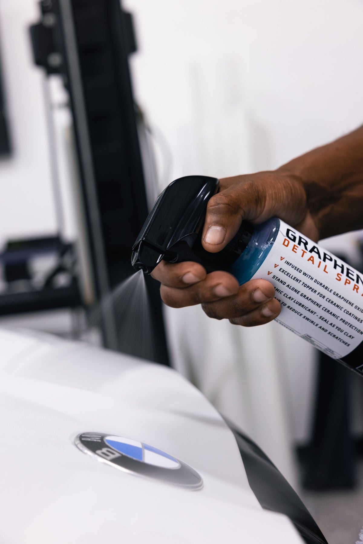 Spraying Graphene Detail Spray