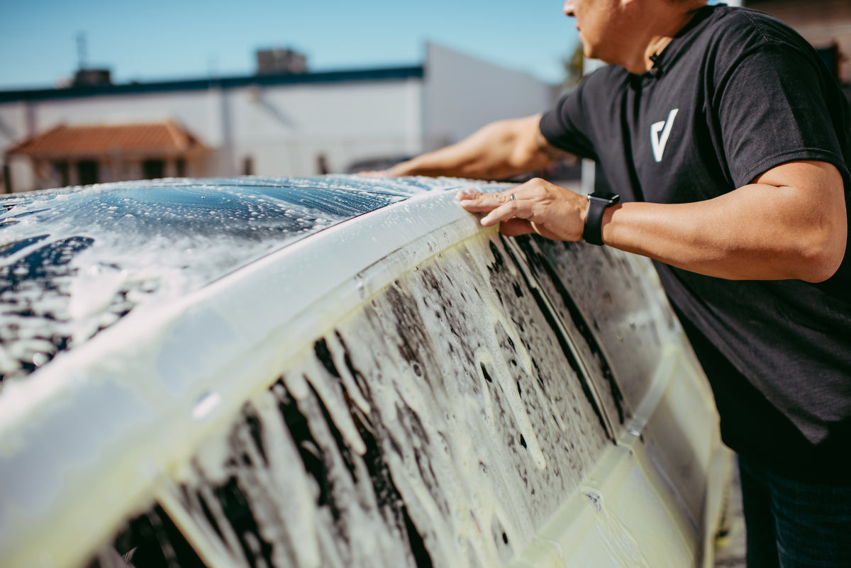 Veros Ceramic Soap turning yellow in a foam cannon