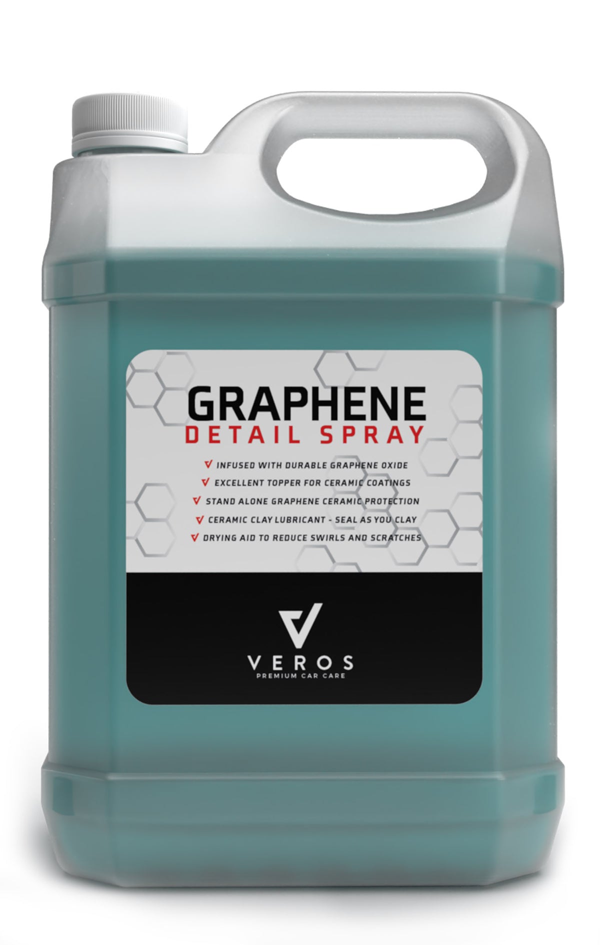 Veros Graphene Detail Spray label detail