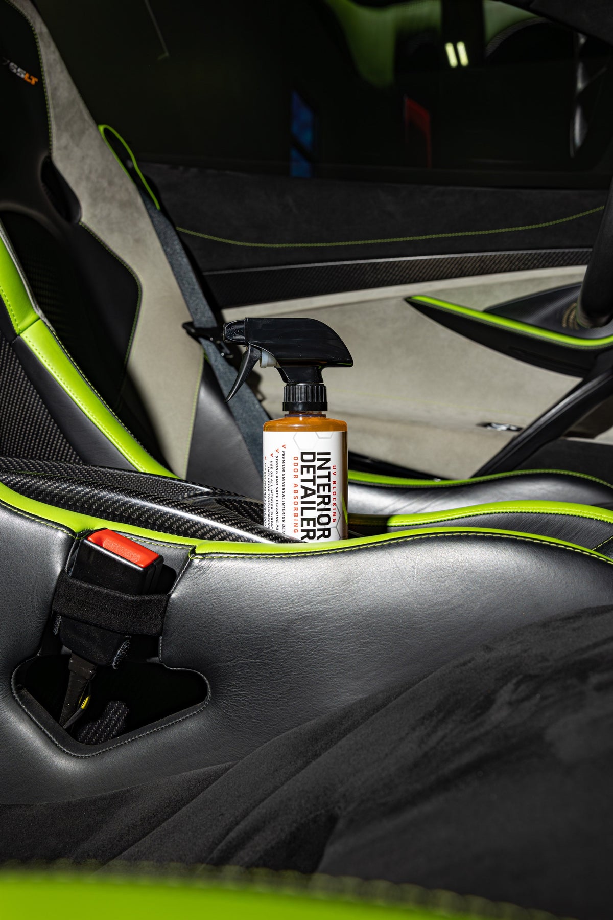 Universal Interior Detailer in a McLaren 765LT