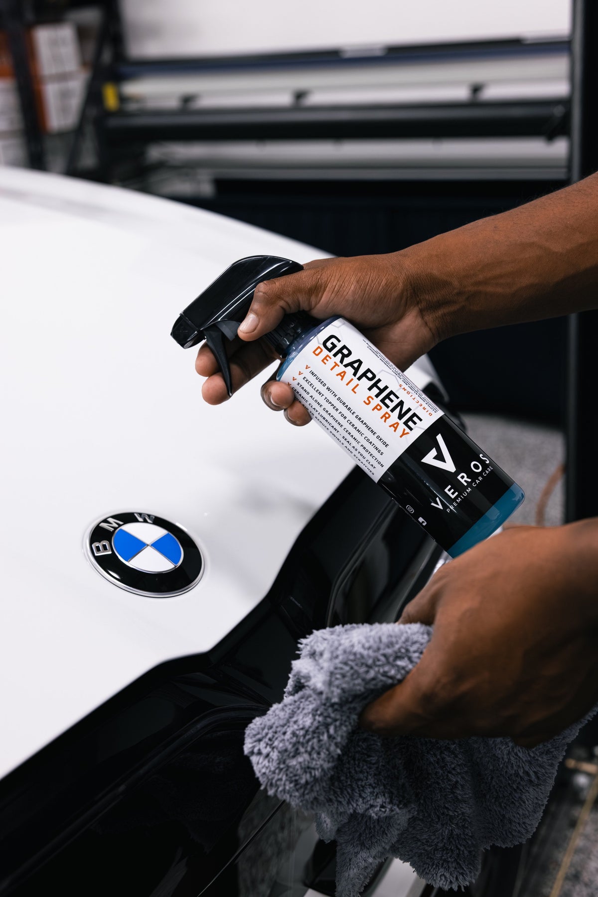 Graphene Detail Spray on a BMW