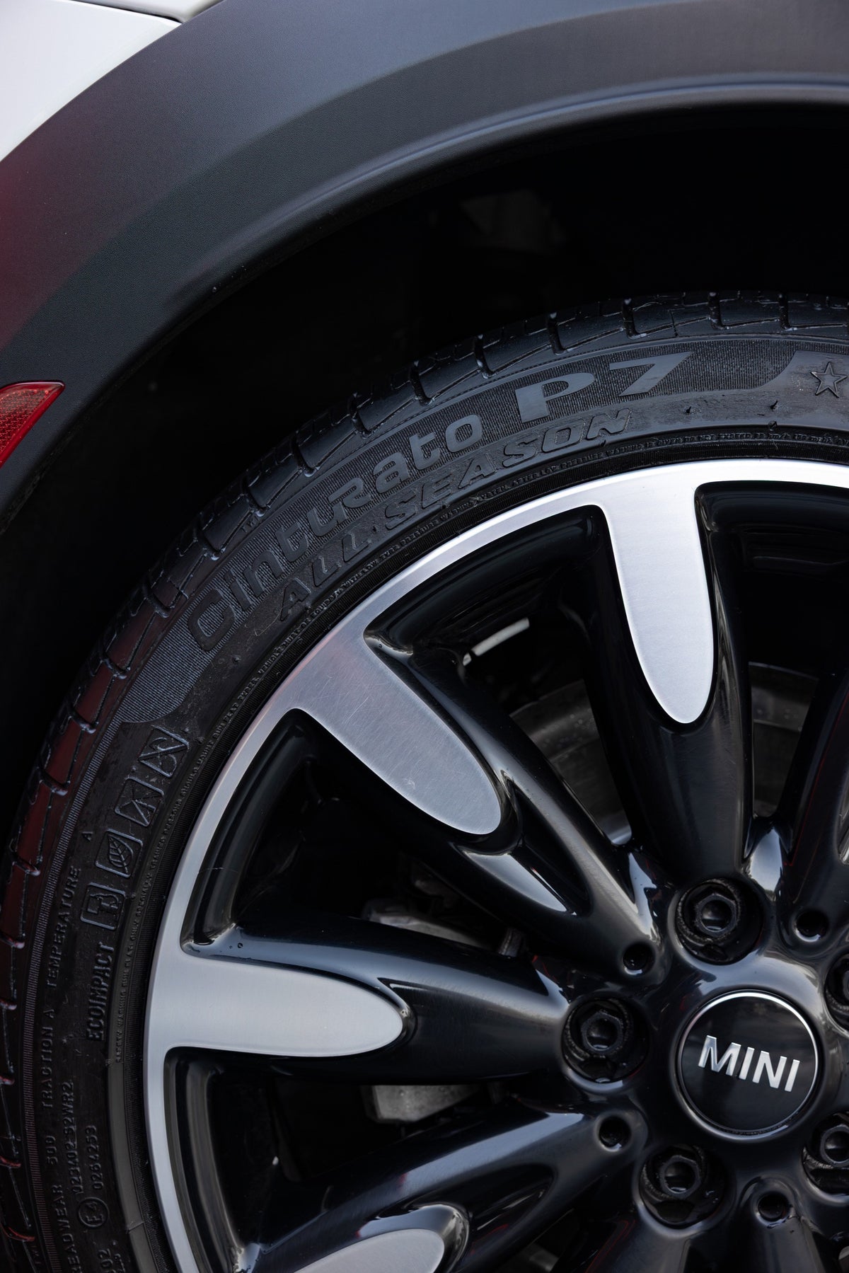 Tire finished with No-Sling Dressing