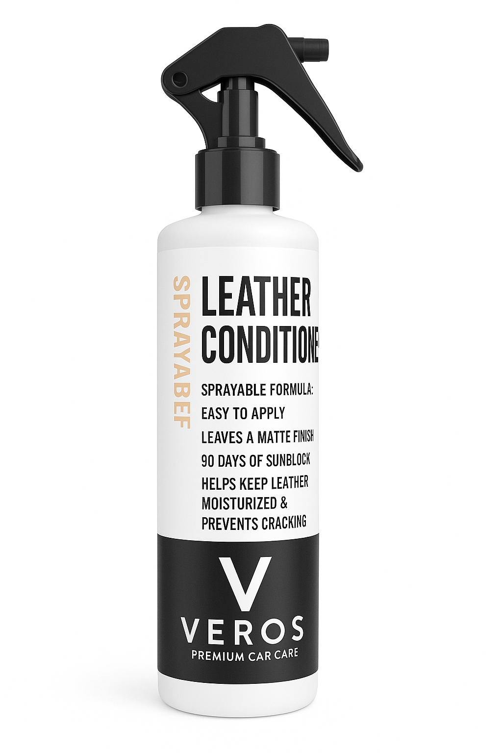 Veros Sprayable Leather Conditioner with UV blocking technology