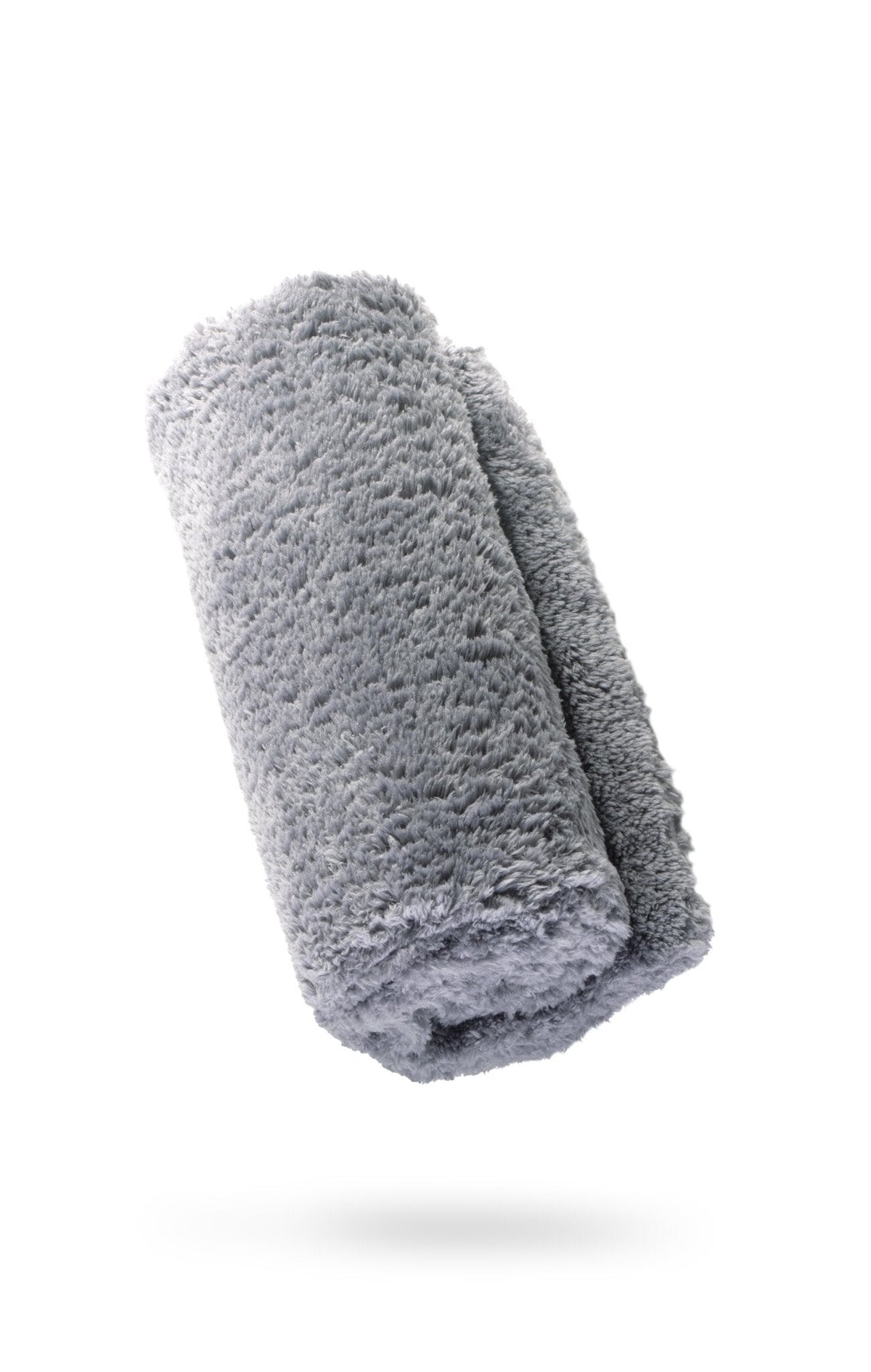 Borderless Grey Microfiber Towels included