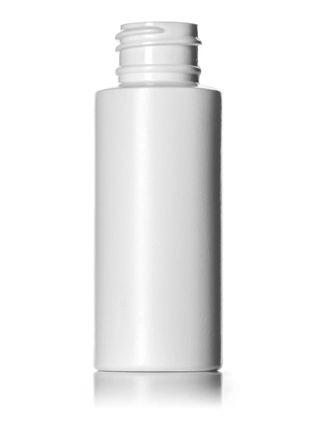 2 oz white plastic cylinder sample bottle