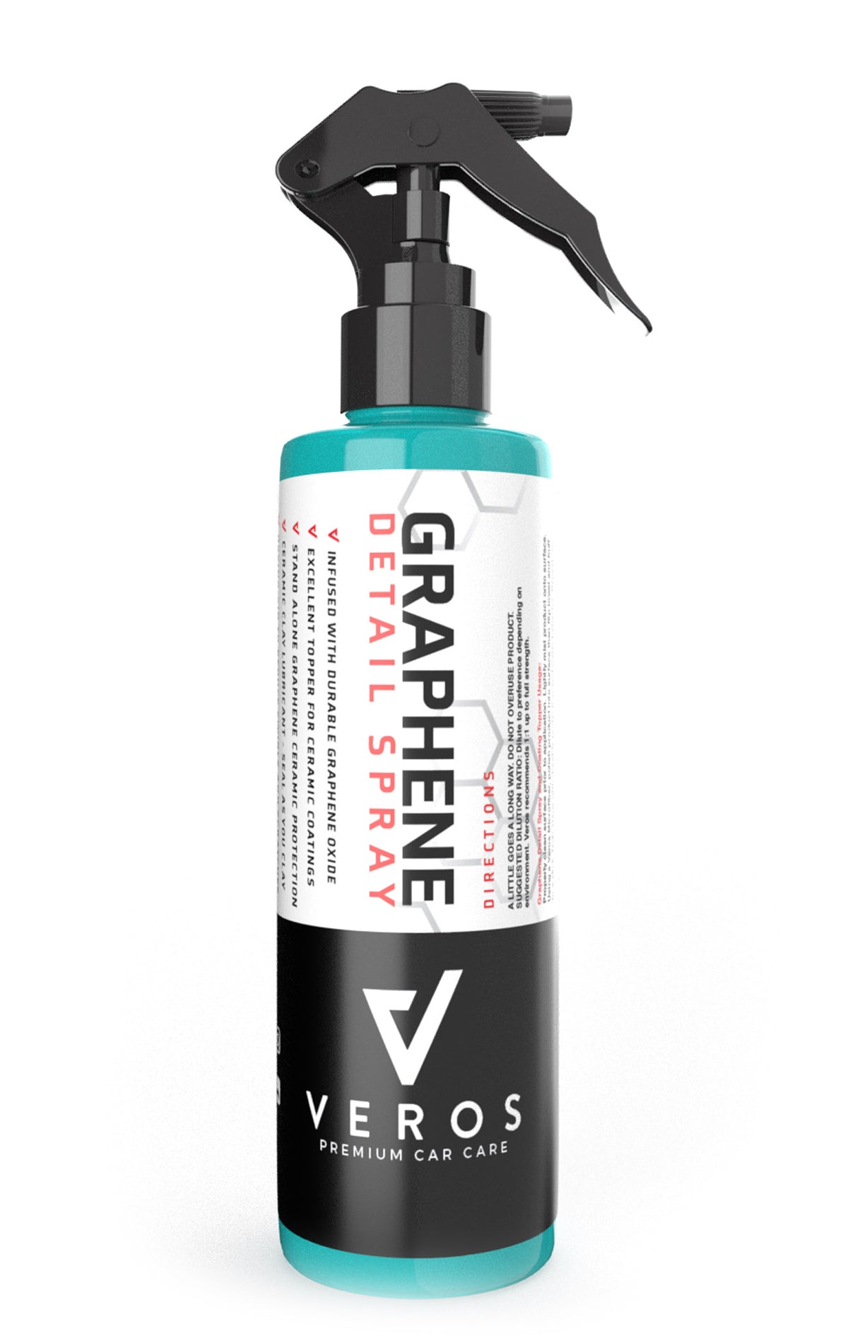 Veros Graphene Detail Spray ceramic coating topper bottle